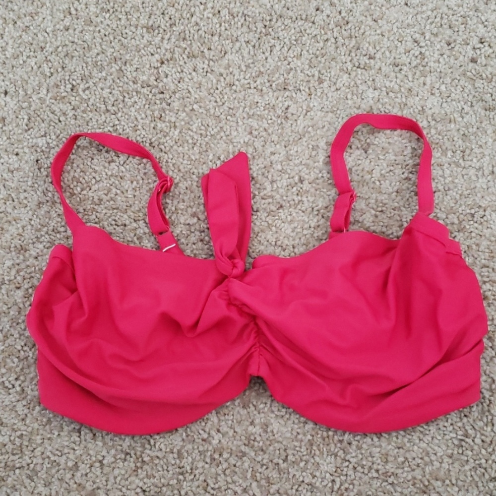 Panache Red swim top 38H